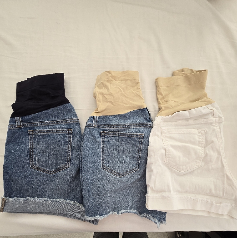 Aglow Maternity Shorts Bundle Of 3